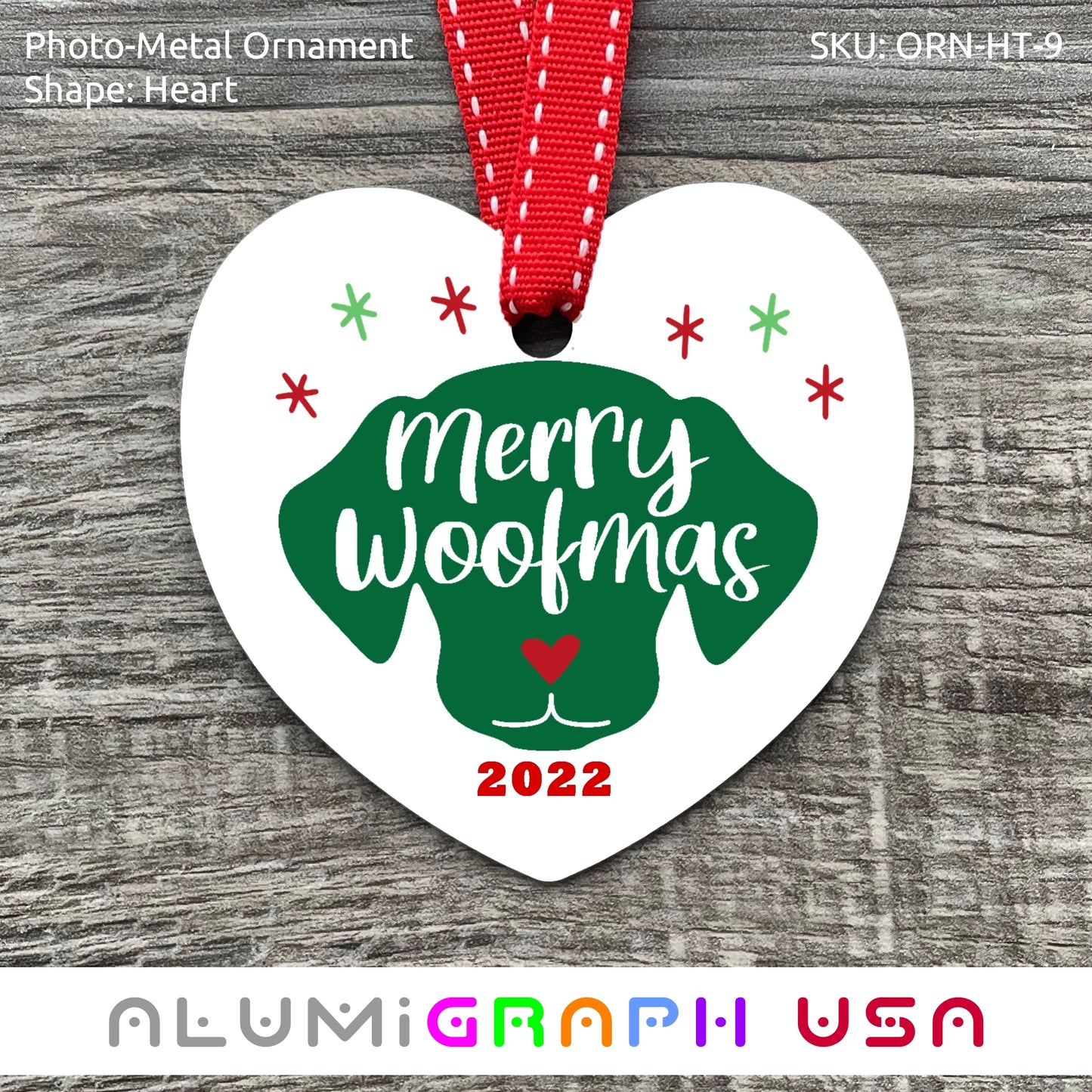 Heart Photo-Metal Ornament